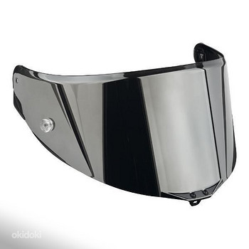 Agv corsa / pista / veloce иридиевый хромированный визор