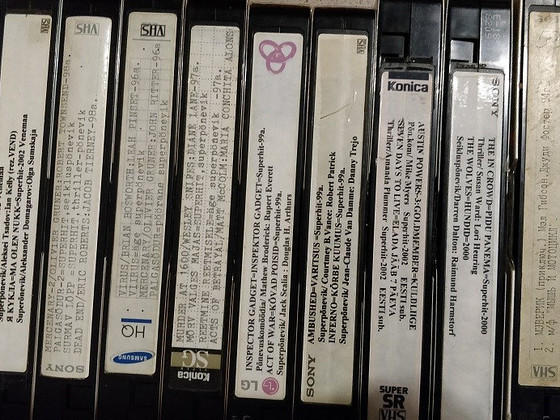 VHS KASSETID, FILMID