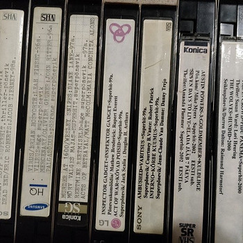 VHS KASSETID, FILMID
