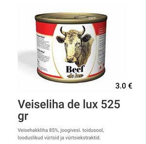 Liha konservid 525 g (2 foto / 4)
