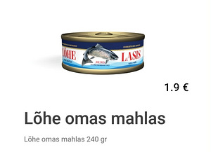 Lõhe , kala konservid (1 foto / 4)