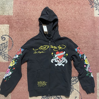 Ed Hardy женская толстовка на молнии размера XS