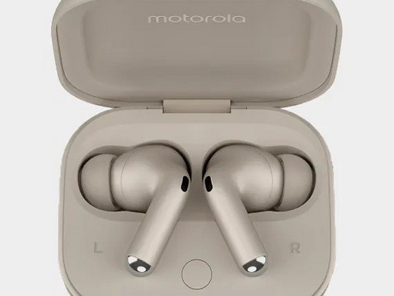 Motorola Moto Buds+ , Beach Sand/Beige sable