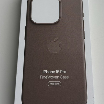 Apple iPhone 15 Pro FineWoven Case with MagSafe , Taupe