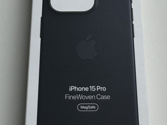 Apple iPhone 15 Pro FineWoven Case with MagSafe Black