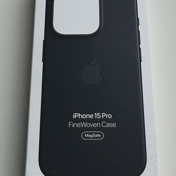 Apple iPhone 15 Pro FineWoven Case with MagSafe Black
