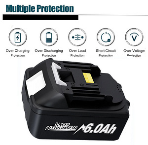 Аккумулятор Makita BL1830, Li-ion 6.0Ah/18V, копия (6 фото из 10)