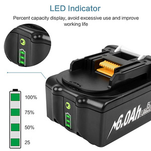 Аккумулятор Makita BL1830, Li-ion 6.0Ah/18V, копия (3 фото из 10)