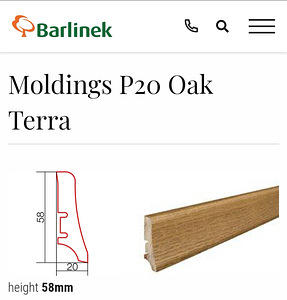 Плинтуса Barlinek Oak Tera (1 фото из 5)