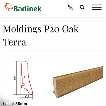 Плинтуса Barlinek Oak Tera