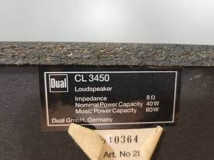 Dual CL 3450 HiFi kõlarid (4 foto / 4)