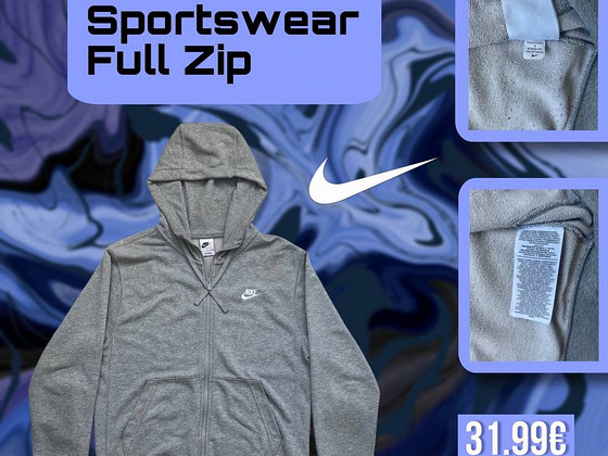 Nike Zip Hoodie (sportwear) vt kirjeldust
