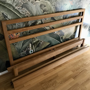 Tammepuidust voodi HANSK design 180 x 200 cm (4 фото из 6)