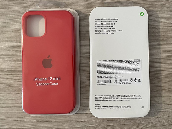 Apple iPhone 12 mini силиконовые чехлы красный/белый/чёрный
