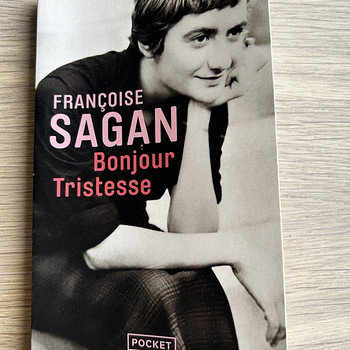 Francoise Sagan Bonjour Tristesse, книга на французском язык