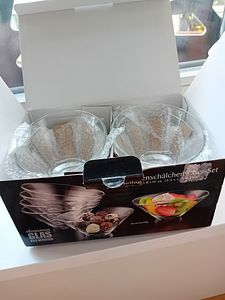 Komplekt klaasist magustoidukausse - 6 tükki (3 foto / 6)