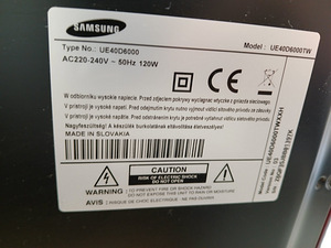 Samsung UE40D6000 teler 40" (2 foto / 4)