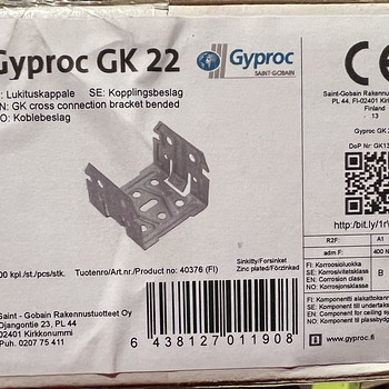 Замок для гипсокартонного каркаса Gyproc GK 22