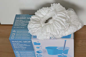 MAGIC MOP, белые махровые насадки (2 фото из 3)