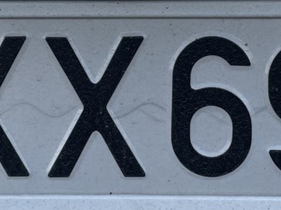 Auto registreerimismärk XXX6969