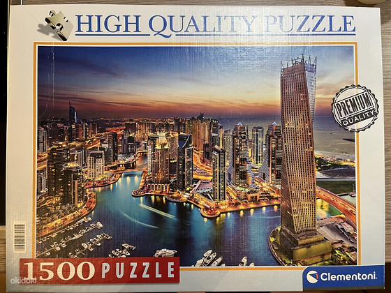 Pusle 1500 tk “Dubai Marina”, suurus 84,3 x 59,2 cm