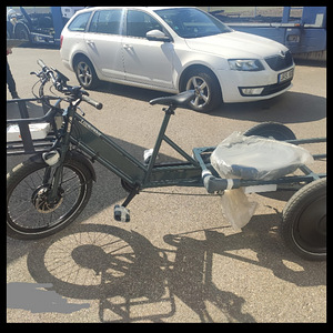 Elektrijalgrattas Laplandar kauba vedamiseks (1 foto / 7)