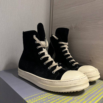 *RARE* Rick Owens DRKSHDW Velvet Ramones Black