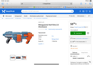 Nerf elite 2.0 (1 foto / 2)