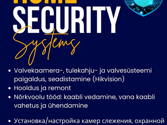 Valvekaamera paigaldus/müük, Arvuti remont