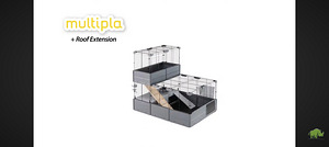 Puuri Ferplast Multipla Double 107,5 x 72 x 96,5 cm Plastik (1 foto / 2)