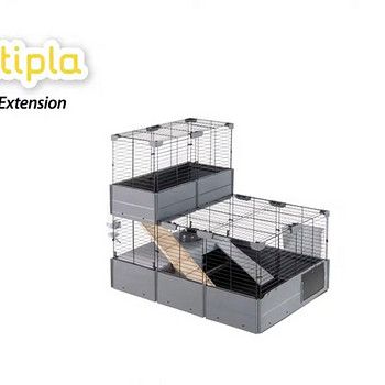 Клетка Ferplast Multipla Double 107,5 x 72 x 96,5 см Пластик