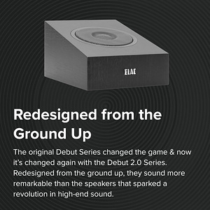 ELAC Debut 2.0 A4.2 Dolby Atmos kõlarid DA42-BK (5 foto / 6)