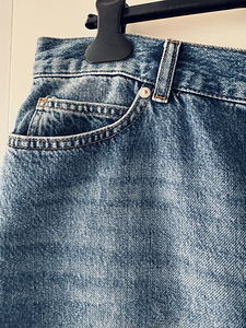 MINT VELVET Indigo Denim Pencil Skirt, джинсовая юбка UK18, XL (4 фото из 10)
