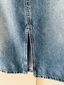 MINT VELVET Indigo Denim Pencil Skirt, джинсовая юбка UK18, XL (6 фото из 10)