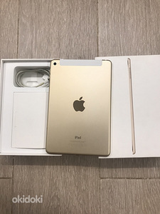 Apple Ipad Mini 4 kuldne Wi-Fi + Cellular (4 foto / 4)