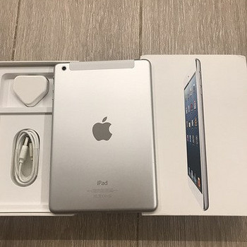 Apple iPad mini белый/серебристый Wi-Fi + Cellular