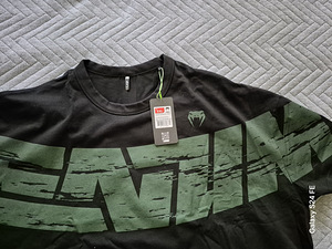 Venum Connect XL T-särk - Must/Roheline (5 foto / 6)