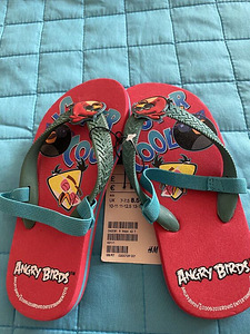 Шлепанцы для мальчика размер Angry Birds H&M (1 фото из 3)