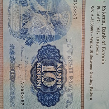 EW 10 krooni 1937a. PMG 66