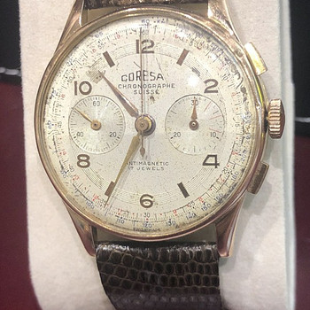 Coresa Cronograph 18K Kuld 1950-1959