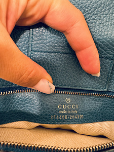 Оригинальная сумка Gucci из натуральной кожи в очень хорошем (4 фото из 7)