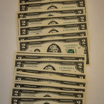 Kupüür 2 dollarit USD