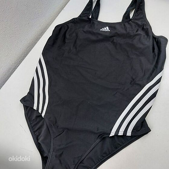 Женский купальник Adidas с тремя полосками 46