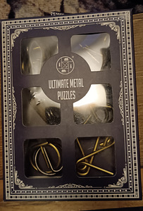 Arendav mänguasi - 6 SET OF METAL PUZZLES (1 foto / 2)