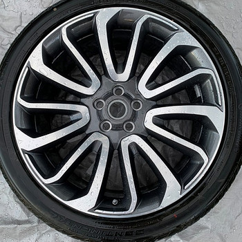 НОВЫЙ, LAND ROVER ЛИТЫЕ ДИСКИ 22X9.5, НОВАЯ ШИНА И ДАТЧИК