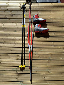 Nagu uus suusakomplekt Rossignol, saapade suurus 46-47 (1 foto / 10)