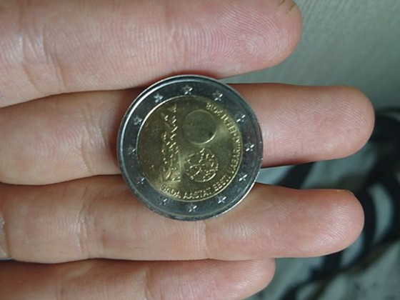 Haruldased 2 eurot, Eesti (Eesti Vabariigi 100. aastapäev)