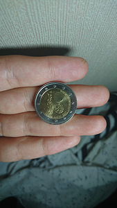 Haruldased 2 eurot, Eesti (Eesti Vabariigi 100. aastapäev) (1 foto / 2)