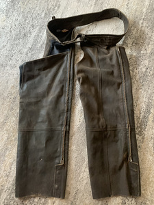 Защитные кожаные штаны Harley Davidson, XL (1 фото из 4)