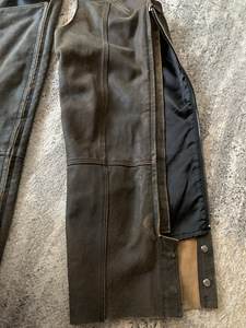 Защитные кожаные штаны Harley Davidson, XL (4 фото из 4)